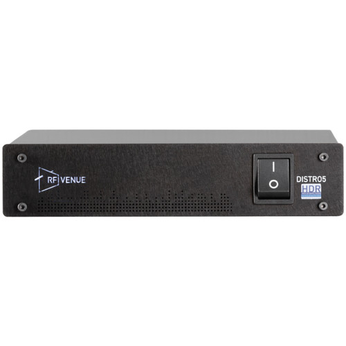 RF Venue DISTRO5 HDR Compact High Performance Antenna Distribution System for Wireless Mics