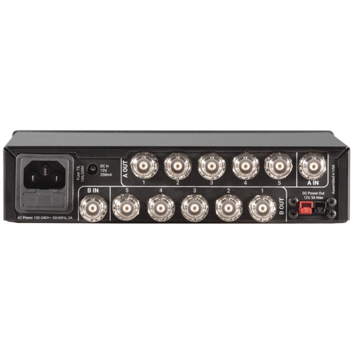 RF Venue DISTRO5 HDR Compact High Performance Antenna Distribution System for Wireless Mics