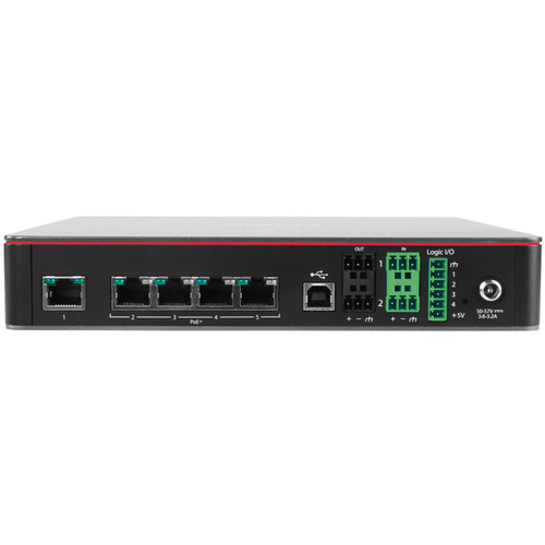 Biamp MRB-L-X400-T Large Meeting Room Bundle with TesiraFORTE X 400 and Black Table Microphones