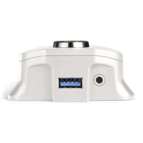 Shure MXW8W Microflex Wireless Desktop Base Gooseneck Transmitter - White (Base Only) (Discontinued)