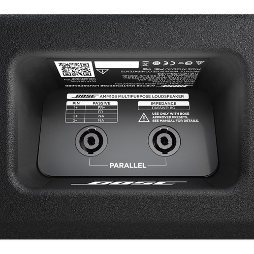 Bose AMM108 Speaker Inputs