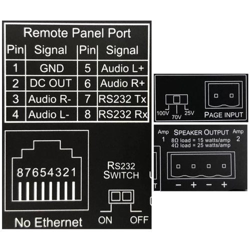 TeachLogic IMA-121 Matrix (Gen 2) 50W Receiver Amplifier