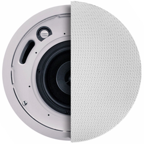 SoundTube IPD4-CM62-BGM-II 6" IP-Addressable 4-Channel In-Ceiling Speaker with Seamless Magnetic Grille - White