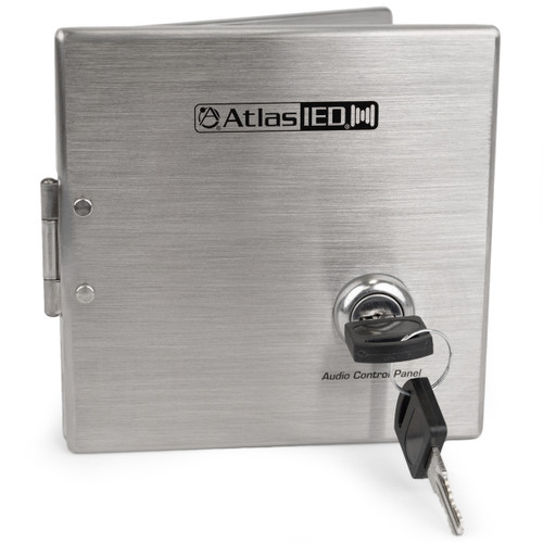 Gymnasium Sound System with 8 S10 Outdoor Speakers, In-Wall Mixers, 2 Wireless Handheld Mics, Paging Mic and Bluetooth