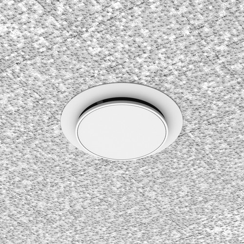 AtlasIED SHS-3T2-W Multi-Function Strategically Hidden Speaker with 70/100V Transformer and Multiple Mounting Options - White