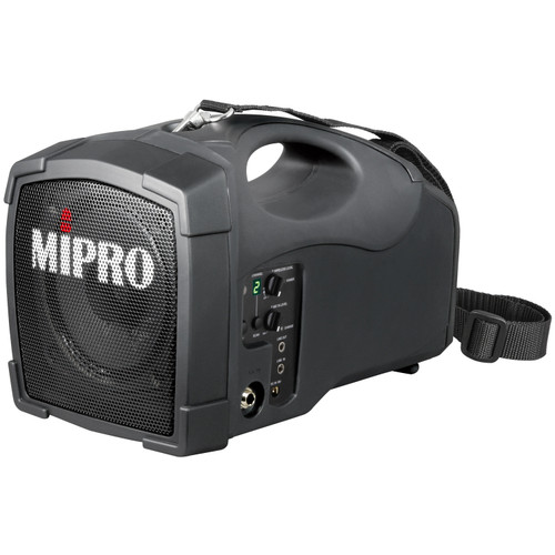 MIPRO MA-101G/ACT-58T 45W Portable Wireless PA System with ACT-58T Bodypack Transmitter and MU-53LX Lavalier Microphone (5.8 GHz)