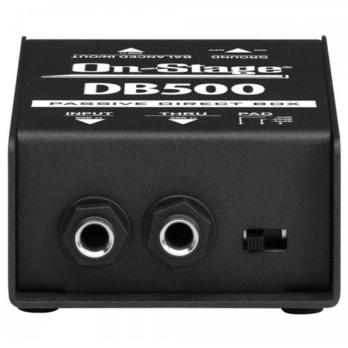On-Stage Stands DB500 Passive DI Box (Open Box)