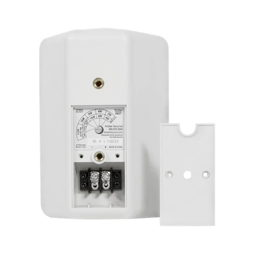 AtlasIED SM42TEN EN54-24 Certified 4" 2-Way Strategy Series Surface Mount All-Weather Loudspeaker 16W 70V/100V - White Pair