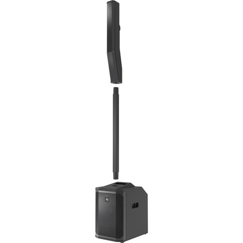 Electro-Voice EVOLVE 50M 1000W Portable Powered Bluetooth Column System with Built-In 8-Channel Digital Mixer and QuickSmart Link - Black