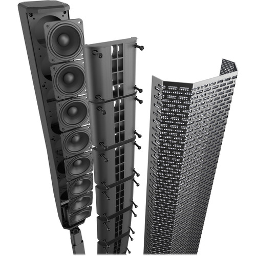 Electro-Voice EVOLVE 50M 1000W Portable Powered Bluetooth Column System with Built-In 8-Channel Digital Mixer and QuickSmart Link - Black
