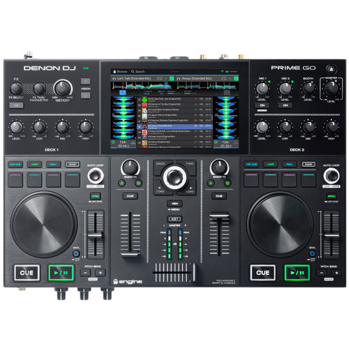 Denon DJ PRIME GO Rechargeable 2-Channel Standalone DJ Controller