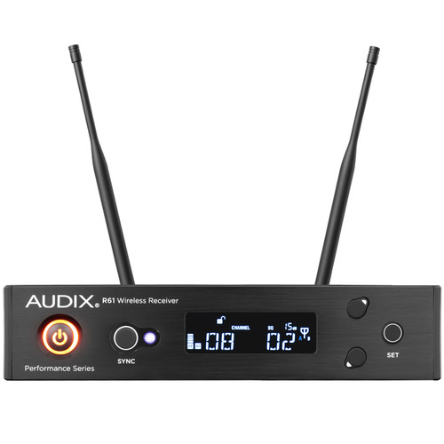 Audix AP61 BP Wireless Microphone System with R61 True Diversity Receiver and B60 Bodypack Transmitter (522 - 586 MHz)