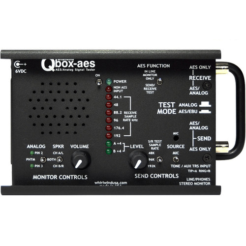 Whirlwind Qbox-AES Multipurpose Audio Signal Tester (Discontinued)