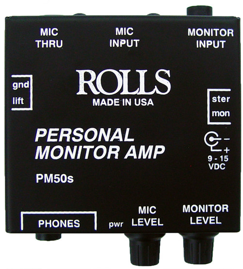 Rolls PM50s Personal Monitor Amplifier (Discontinued)