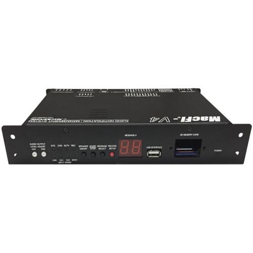 Mackenzie Labs MacFi-V4 Public Address Mass Notification Emergency Communication System