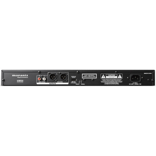 Back of Marantz Professional PMD-100CD CD/USB Media Player 
