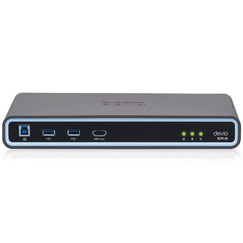 Biamp Devio SCR-20CX Web-Based Conferencing Hub with Ceiling Microphone - White