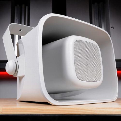 Pure Resonance Audio H6 6.5" 2-Way Full-Range All-Weather Horn-Loaded Loudspeaker with 6.5" LF 110 dB 60W 4Ω 70V/100V