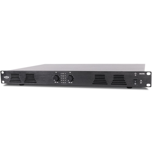 Pure Resonance Audio DA2240 Dual-Impedance 240W Rack Mount Power Amplifier