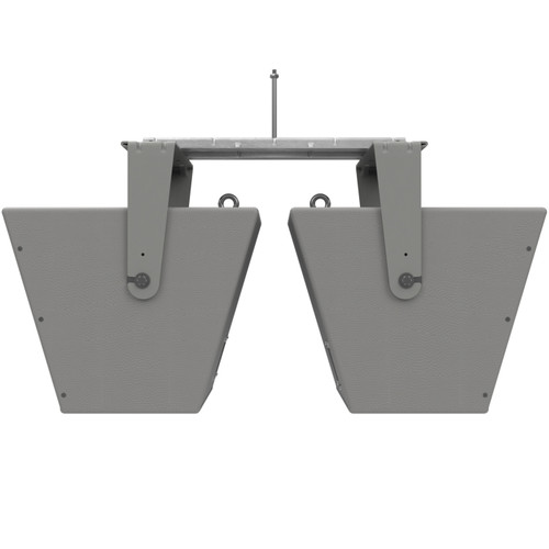Biamp CCA-80D 3-Way Full-Range Constant Coverage Aisle Dual Loudspeakers