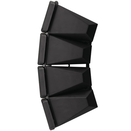 TOA HX-7 Wall Mount Speaker System with HX-7B 750W Variable Dispersion Speaker and HY-WM7BSET Wall Mount Bracket Kit - Black