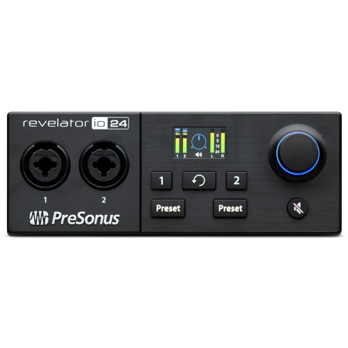 PreSonus Revelator io24 USB-C Compatible Audio Interface with Integrated Loopback Mixer and Effects (Discontinued)