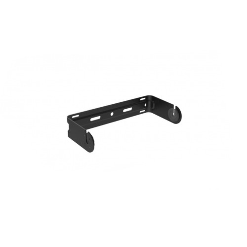 Biamp Desono EX-S6-UB 6.5" 2-Way Indoor Outdoor 70V Surface Mount Loudspeaker with U-Bracket - Black