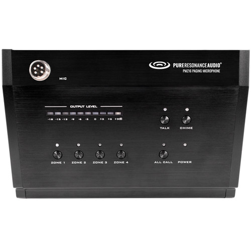 Pure Resonance Audio PMZ16 Remote Paging Microphone Station Buttons
