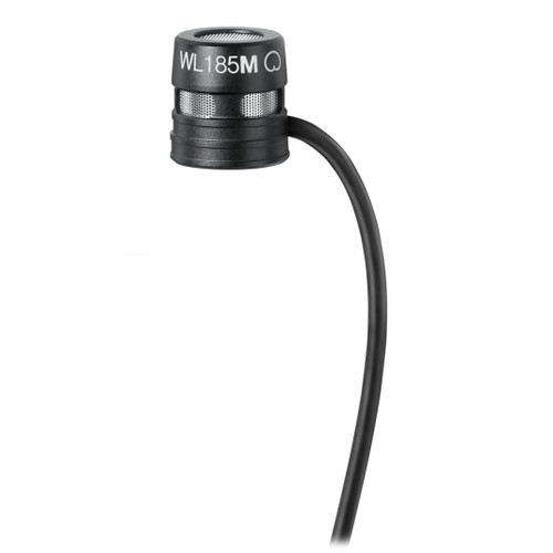 Shure WL184MB/S-TQG Supercardioid Lavalier Microphone with TQG Connector (Black)