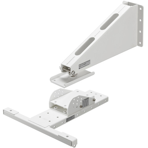 TOA HX-7 Wall Mount Speaker System with HX-7W 750W Variable Dispersion Speaker and HY-WM7WSET Wall Mount Bracket Kit - White