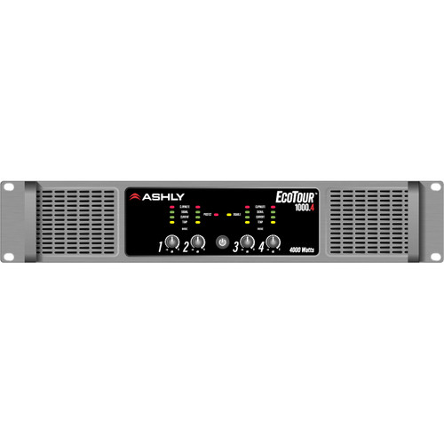 Ashly Audio EcoTour 1000.4 4-Channel 4000W Power Amplifier