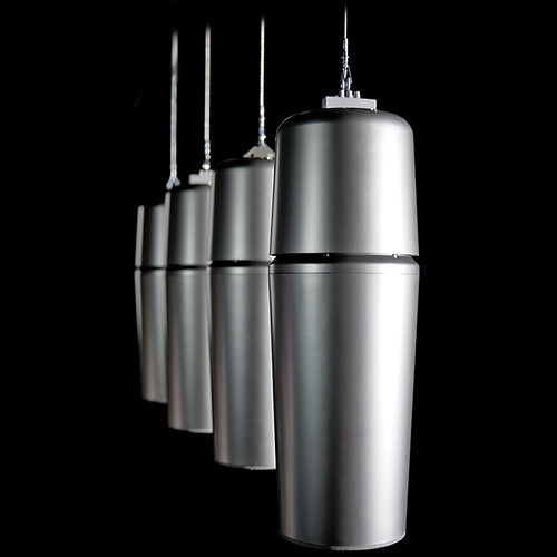 SoundTube Mighty Mite 43-BGM 4" 3-Way Hanging Pendant Speaker - Silver