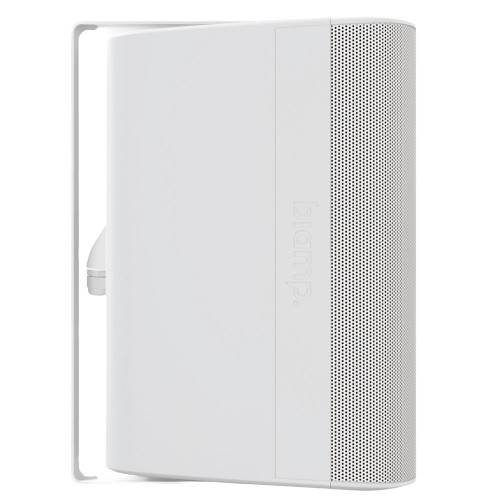 Biamp Desono DX-S8-UB-W 8" 2-Way High Output IP54 Indoor Outdoor Surface Mount Loudspeaker with U-Bracket - White Pair