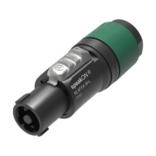 CBI BC-NL4FXX-W-L Premium 4 Pole SpeakON Cable Connector