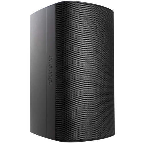 Biamp Desono EX-S10SUB-CM-B 10" Indoor Outdoor 8 Ohm Surface Mount Subwoofer with ClickMount Pan-Tilt Bracket - Black