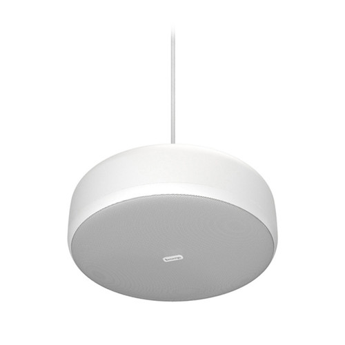 Biamp Desono P6-SM 6.5" 2-Way 60W Indoor Outdoor Low-Profile Pendant Loudspeakers - White Pair