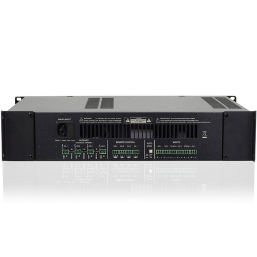 Ecler HZA4-120F 4-Channel High-Impedance Flexi-Power Amplifier