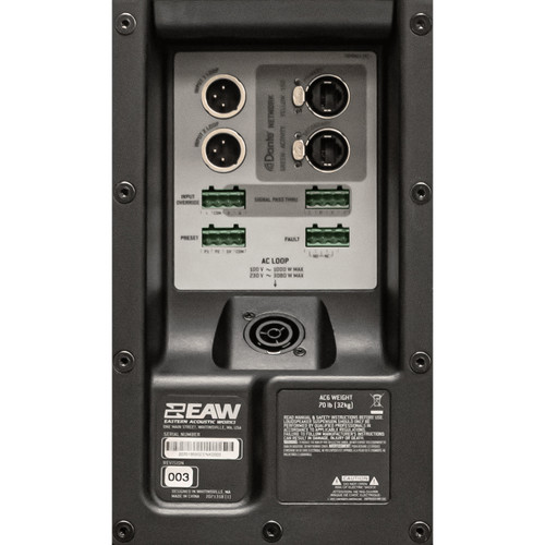EAW AC6 Powered 6x6" Adaptive Column Loudspeaker - Black