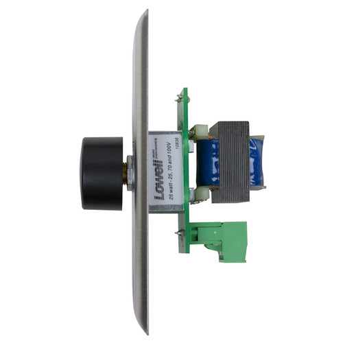Lowell 25LVC 25W Mono Volume Control - Stainless Steel