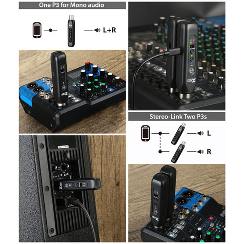 Xvive P3D Stereo Bluetooth Receiver Set