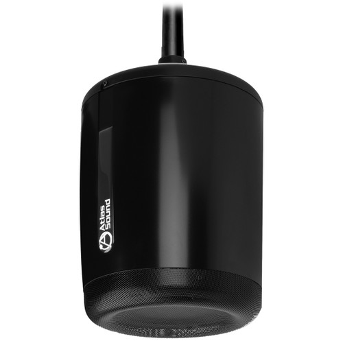 AtlasIED DA-PM8GD-B 8" Pendant Mount PoE Dante Speaker System - Black