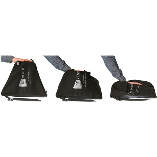 RF Venue CP Beam High Gain Folding Helical Antenna and COMBINE4 4-Channel Antenna Combiner Package