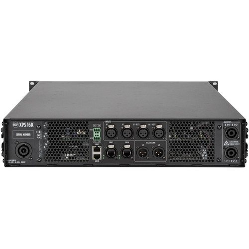 RCF XPS 16K 4 x 4000W DSP Power Amplifier
