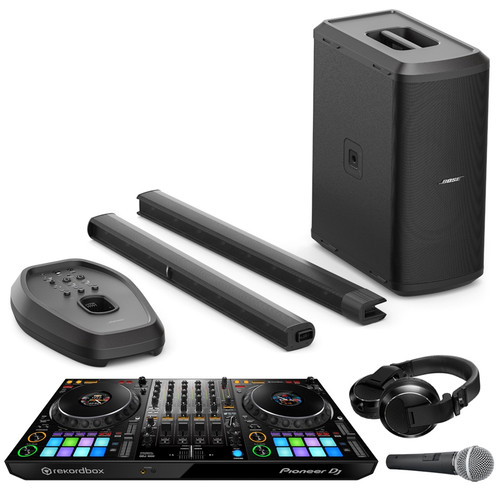 Portable DJ Sound System with Bose L1 Pro32 Portable Line Array System, Subwoofer, 4-Channel DJ Controller and On-Ear Headphones (Discontinued Components)