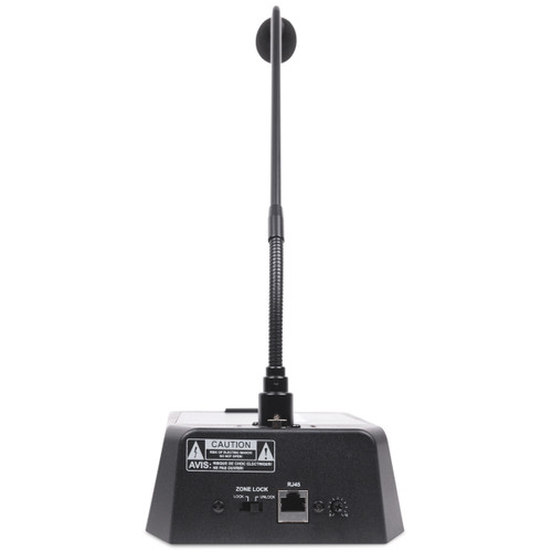 Pure Resonance Audio MX8-PM Push-To-Talk Zone Paging Microphone