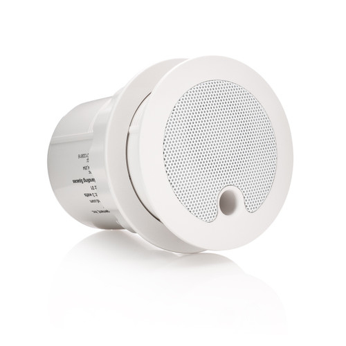 Cambridge Qt Active Emitter Sound Masking Speakers (4 Pack with 30ft RJ45 UTP Cables) Plenum-Rated UL 2043 Listed - White