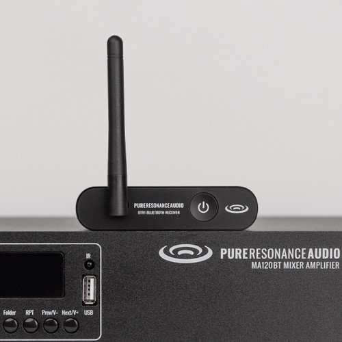 Pure Resonance Audio BTR1 Bluetooth Wireless Audio Receiver with 100ft Range