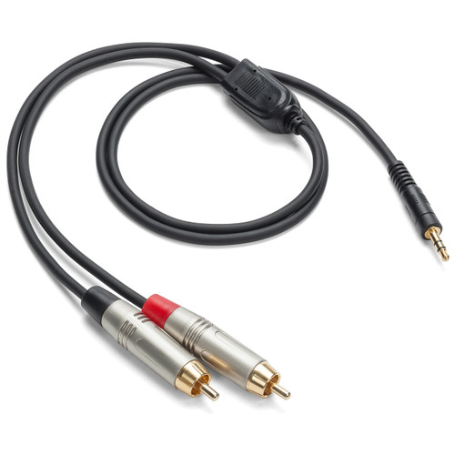 Samson TPADR89 1/8" TRS to Dual RCA Breakout Cable - 9ft