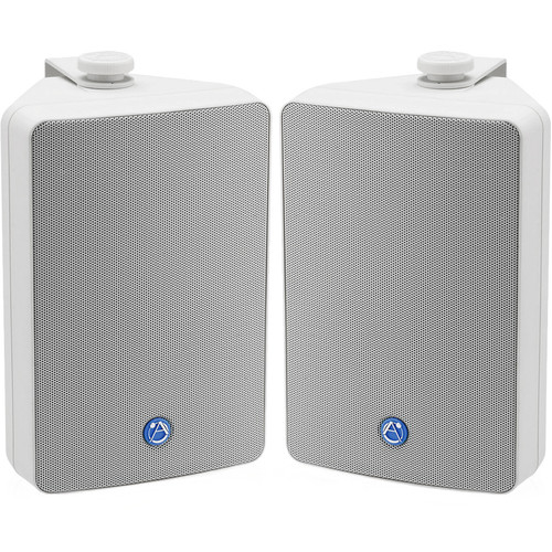 AtlasIED SM52TEN 5.25-Inch All-Weather Surface Mount White Loudspeakers