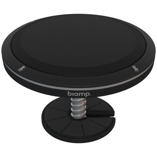 Biamp Parle TTM-X AVB Low Profile Beamtracking Tabletop Microphone - Black